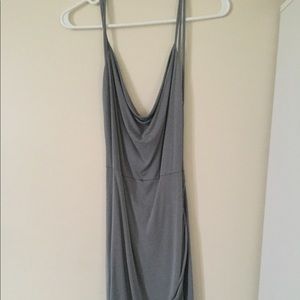 Backless halter dress